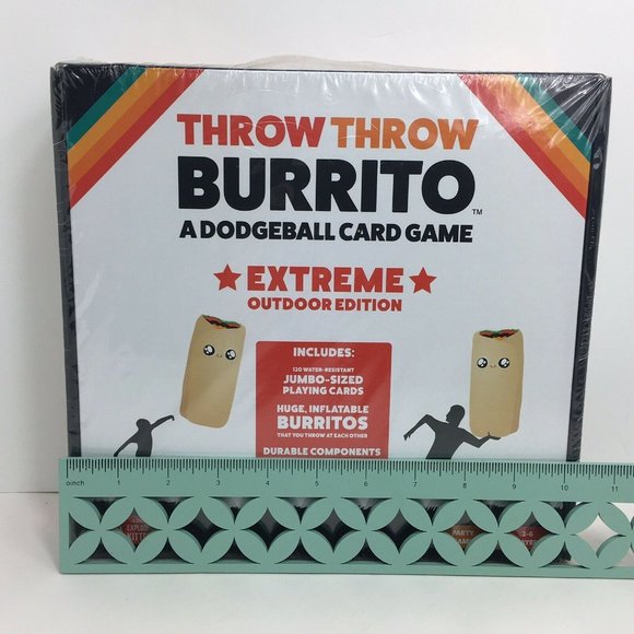 Throw Throw Burrito By Exploding Kittens Extreme Outdoor Edition Card Game New - Picture 11 of 12